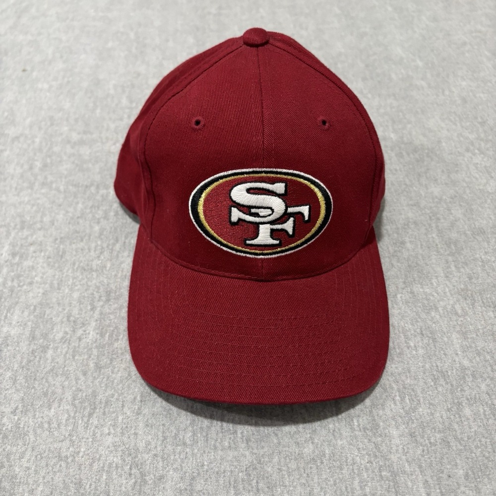 American Needle San Francisco 49ers Hat Mens Red Adjustable NFL Strapback Cap